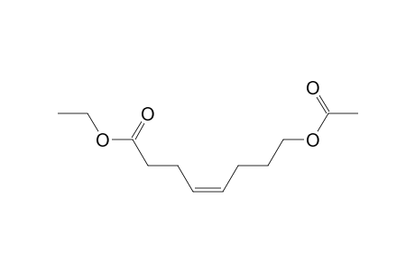 4-Octenoic acid, 8-(acetyloxy)-, ethyl ester, (Z)-