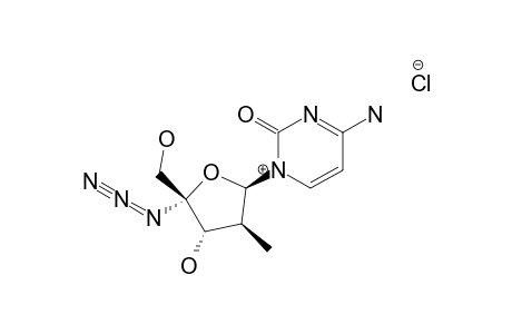 (1'-R,2'-S,3'-S.4'-R)-4'-AZIDO-2'-DEOXY-2'-METHYLCYTIDINE_HYDROCHLORIDE