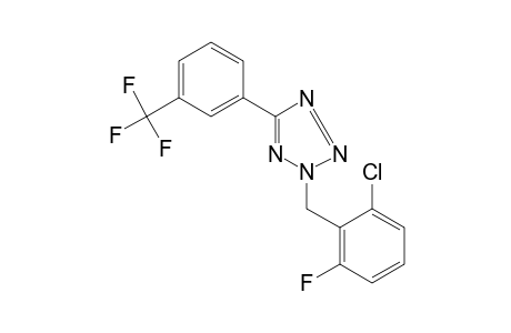 2-(2-chloro-6-fluorobenzyl)-5-(alpha,alpha,alpha-trifluoro-m-tolyl)-2H-tetrazole