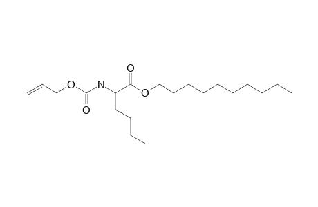 L-Norleucine, N-allyloxycarbonyl-, decyl ester