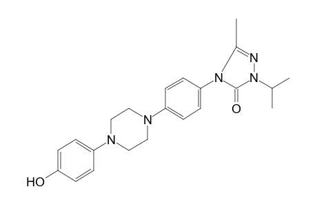 4-{p-[4-(p-hydroxyphenyl)-1-piperazinyl)phenyl}-1-isopropyl-3-methyl-deltasquare-1,2,4-triazolin-5-one