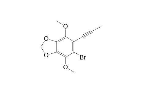 5-Bromo-4,7-dimethoxy-6-(prop-1-yn-1-yl)-2H-1,3-benzodioxole