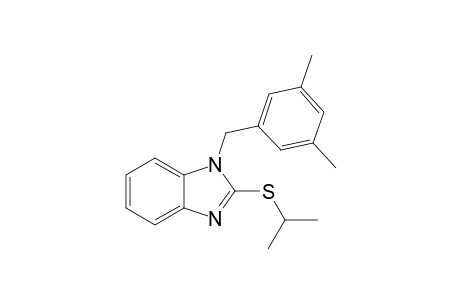 1-[(3,5-Dimethylphenyl)methyl]-2-[(1-methylethyl)thio]benzimidazole