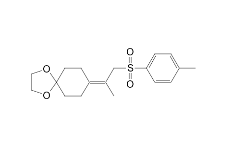 8-(1-Tosylpropan-2-ylidene)-1,4-dioxaspiro[4.5]decane