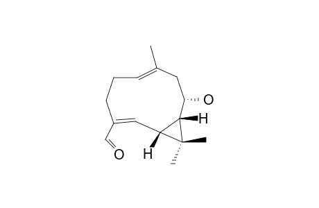 HEISHUIXIECAOLINE-B;10-METHYL-6,7-DIMETHYL-METHYLENE-8-ALPHA-HYDROXY-4-ALDEHYDE-(4Z,10E)-DICYCLODECADIENE