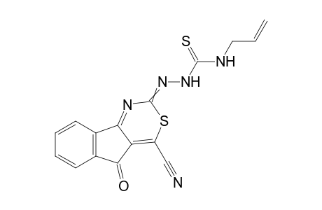 N-Allyl-2(4-cyano-5-oxoindeno[1,2-d][1,3]thiazin-2(5H)-ylidene)hydrazinecarbothioamide