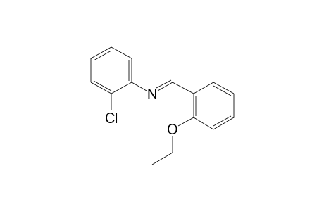 o-chloro-N-(o-ethoxybenzylidene)aniline