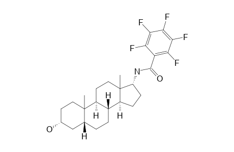 N-(3-alpha-Hydroxy-5-beta-androstan-17-alpha-yl)-pentafluorobenzamide