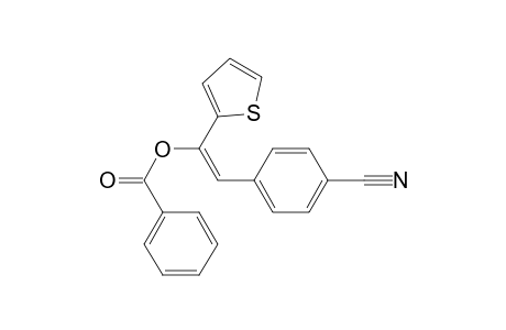 Benzonitrile, 4-[2-(benzoyloxy)-2-(2-thienyl)ethenyl]-