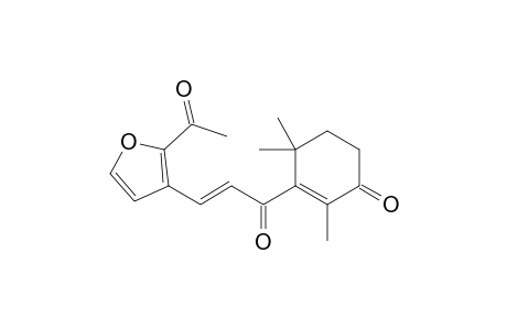 E-3-[3-(2-Acetylfuran-3-yl)acryloyl]-2,4,4-trimethylcyclohex-2-enone