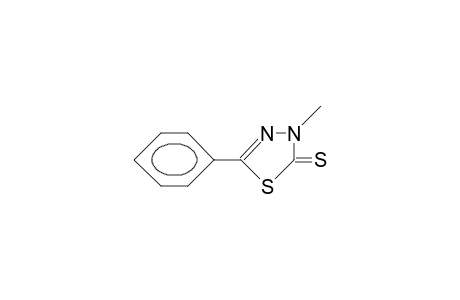 3-Methyl-5-phenyl-1,3,4-thiadiazole-2(3H)-thione