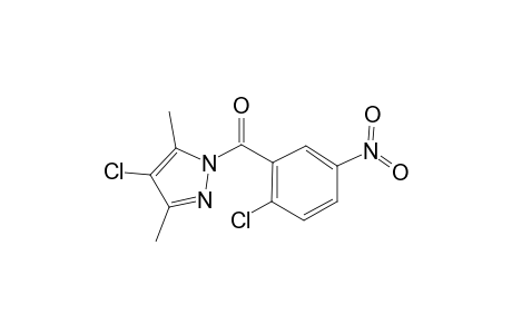 Methanone, (4-chloro-3,5-dimethyl-1-pyrazolyl)(2-chloro-5-nitrophenyl)-