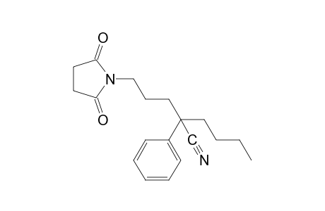 N-(4-cyano-4-phenyloctyl)succinimide