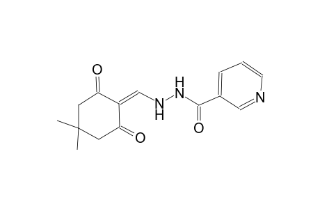 3-pyridinecarboxylic acid, 2-[(4,4-dimethyl-2,6-dioxocyclohexylidene)methyl]hydrazide