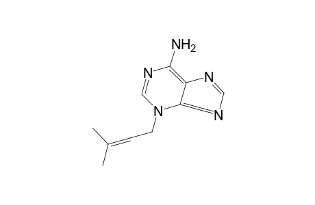 7-(3-methyl-2-butenyl)adenine