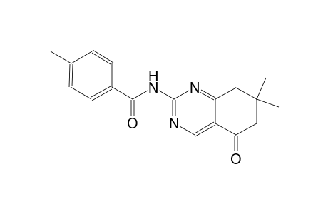 N-(7,7-dimethyl-5-oxo-5,6,7,8-tetrahydro-2-quinazolinyl)-4-methylbenzamide