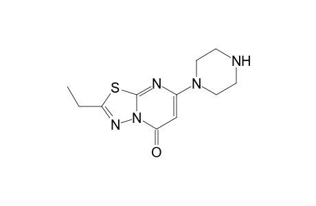 2-Ethyl-7-(1-piperazinyl)-[1,3,4]thiadiazolo[3,2-a]pyrimidin-5-one