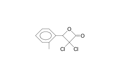 3,3-DICHLORO-4-o-TOLYL-2-OXETANONE