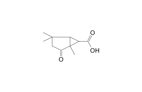 BICYCLO[3.1.0]HEXANE-6-CARBOXYLIC ACID, 1,4,4-TRIMETHYL-2-OXO-, (1alpha,5alpha,6alpha)-(.+-.)-