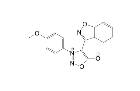 3-(4'-Methoxyphenyl)-4-(3a,4,5,7a-tetrahydrobenzo[d]isoxazol-3-yl)sydnone