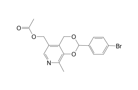 Acetic acid, [2-(4-bromophenyl)-8-methyl-pyrido[3, 4-d]1, 3-dioxan-5-yl]methyl ester-