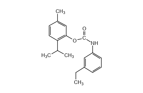 thymol, m-ethylcarbanilate