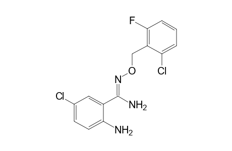 2-amino-5-chloro-O-(2-chloro-6-fluorobenzyl)benzamidoxime