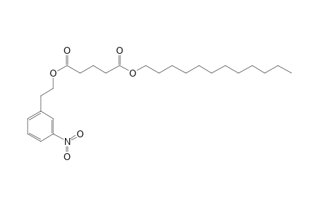 Glutaric acid, dodecyl 3-nitrophenethyl ester