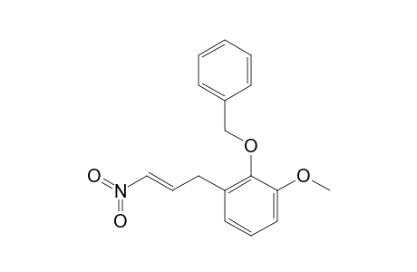 2-(benzyloxy)-1-methoxy-3-[(E)-3-nitroprop-2-enyl]benzene