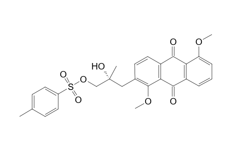 (2'R)-3'-(1'',5''-dimethoxyanthraquinon-2''-yl)-2'-hydroxy-2'-methylpropan-1'-yl p-toluenesulfonate