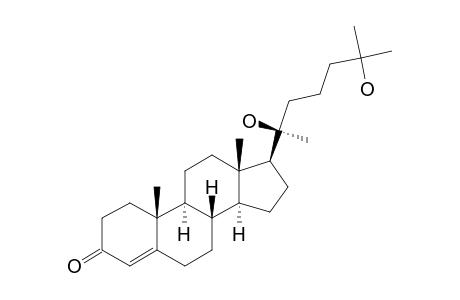 STACHSTEROL;(20S)-20,25-DIHYDROXY-4-CHOLESTEN-3-ONE