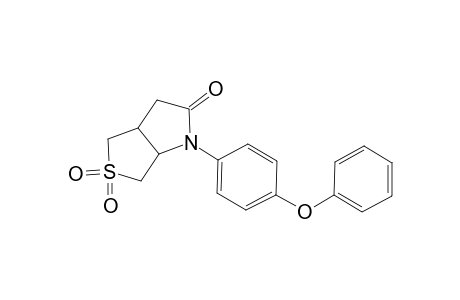 1-(4-Phenoxyphenyl)tetrahydro-1H-thieno[3,4-b]pyrrol-2(3H)-one 5,5-dioxide