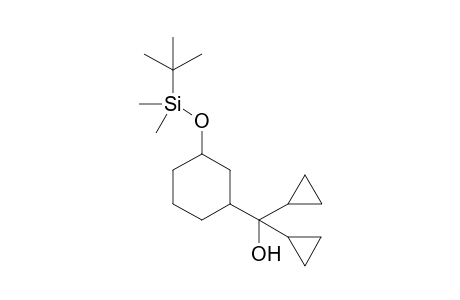 (3-((Tert-butyldimethylsilyl)oxy)cyclohexyl)dicyclopropylmethanol