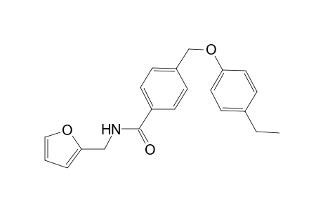 4-[(4-ethylphenoxy)methyl]-N-(2-furylmethyl)benzamide