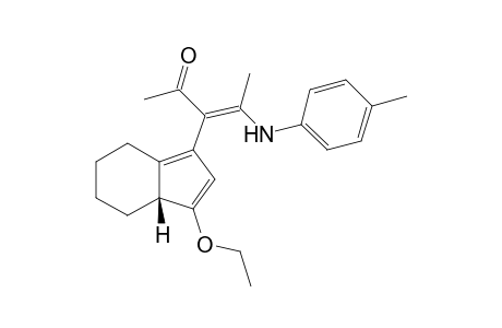 (3aR*)-3-(3-Ethoxy-4,5,6,7-tetrahydro-3aH-inden-1-yl)-4-(4-tolylamino)pent-3-en-2-one