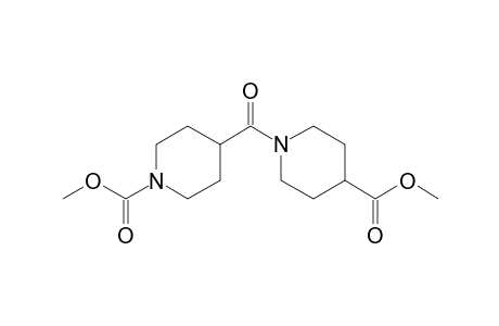 Isonipecotic acid, N-(N'-methoxycarbonylisonipecotinoyl)-, methyl ester