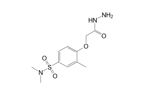 {[4-(dimethylsulfamoyl)-o-tolyl]oxy}acetic acid, hydrazide