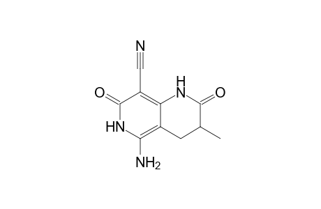 5-AMINO-8-CYANO-3,4-DIHYDRO-3-METHYL-1,6-NAPHTHYRIDINE-2,7-(1H,6H)-DIONE