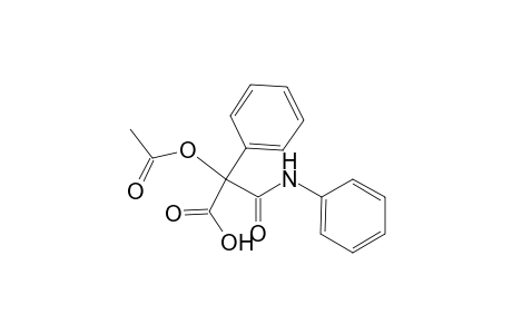 2-Acetoxy-2-phenyl-2-(N-phenylcarbamoyl)acetic acid