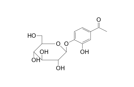 1-[3-Hydroxy-4-(3,4,5-trihydroxy-6-hydroxymethyltetrahydropyran-2-yloxy)phenyl]ethanone