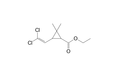 Ethyl 3-(2,2-dichlorovinyl)-2,2-dime-1-cy-clopropanecarboxylate