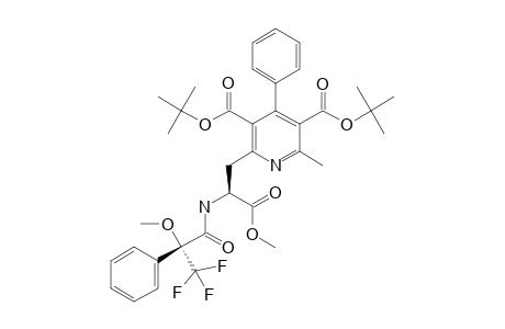 #-33-(R)-MOSHER-AMIDE;(2'S,2''R)-2-[2'-METHOXYCARBONYL-2'-(3'',3'',3''-TRIFLUORO-2''-METHOXY-2''-PHENYL-PROPIONYLAMINO)-ETHYL]-6-METHYL-4-PHENYL-PYRIDINE-3,5-DICARBO