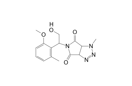 5-[2-hydroxy-1-(2-methoxy-6-methyl-phenyl)ethyl]-1-methyl-3a,6a-dihydropyrrolo[3,4-d]triazole-4,6-quinone