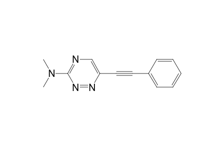 dimethyl-[6-(2-phenylethynyl)-1,2,4-triazin-3-yl]amine