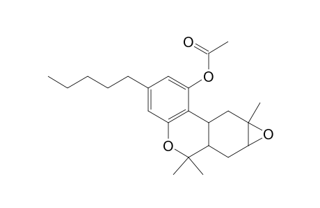 6,6,8a-Trimethyl-3-pentyl-6a,7,7a,8a,9,9a-hexahydro-6H-[1]benzoxireno[3,4-c]chromen-1-yl acetate