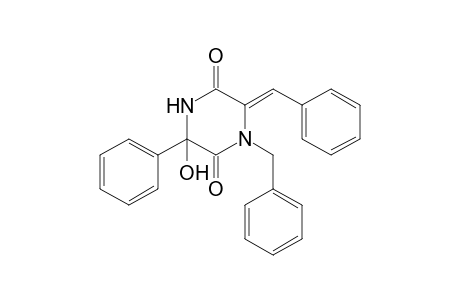 (Z)-1-BENZYL-6-BENZYLIDENE-3-HYDROXY-3-PHENYLPIPERAZINE-2,5-DIONE