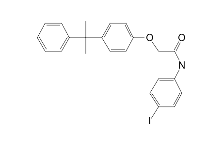 2-[4-(a,a-Dimethylbenzyl)phenoxy]-4'-iodoacetanilide