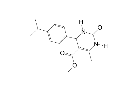 5-Pyrimidinecarboxylic acid, 1,2,3,4-tetrahydro-6-methyl-4-[4-(1-methylethyl)phenyl]-2-oxo-, methyl ester