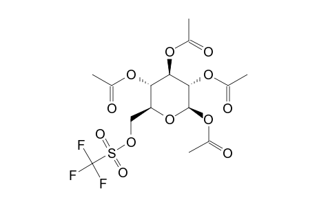 1,2,3,4-Tetra-O-acetyl-6-O-(trifluoromethylsufonyl).beta.-D-glucopyranose