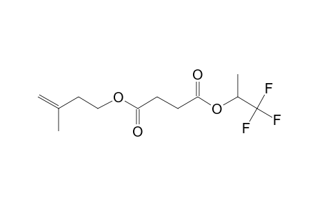 Succinic acid, 1,1,1-trifluoroprop-2-yl 3-methylbut-3-en-1-yl ester